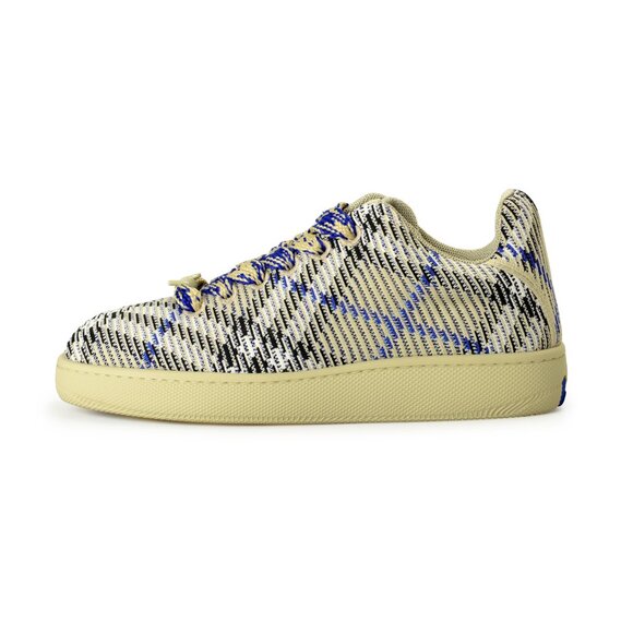 Burberry Men's "Box Knit" Canvas IP Check Low Top Sneakers Shoes US 9 IT 42 - Picture 2 of 8